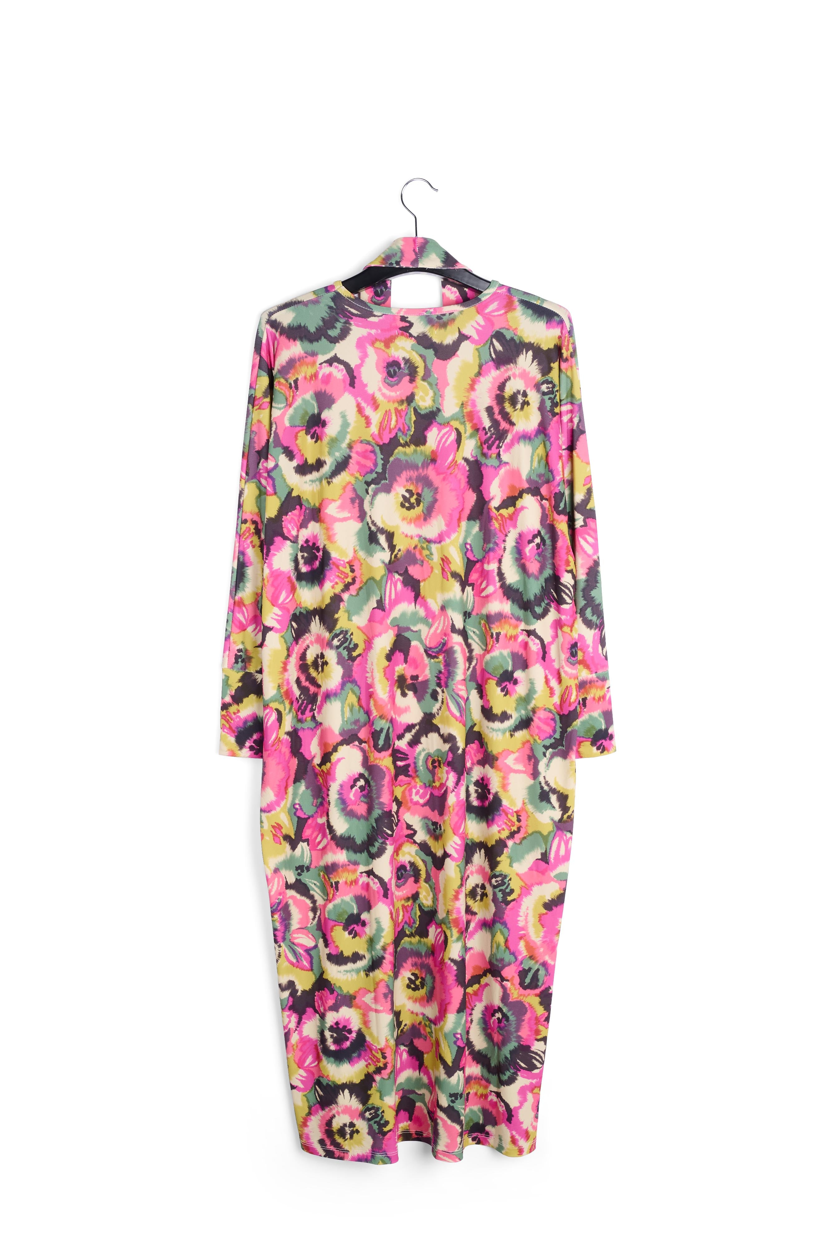Multicolor midi-length dress with floral print RE—SSENTIEL | Essentiel second hand
