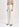 Pantalon blanc cassé à taille haute Faume - seconde main