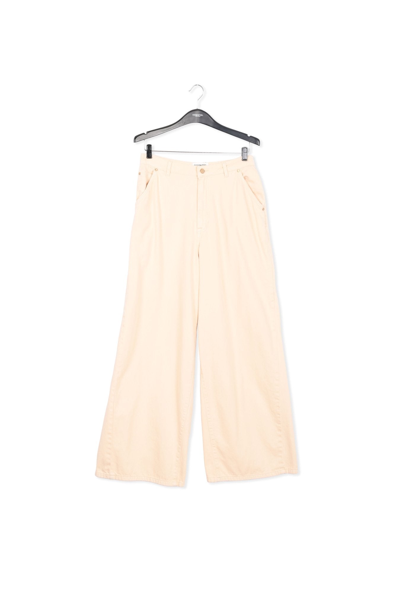 Ecru jeans met wijde pijpen RE—SSENTIEL | Essentiel second hand