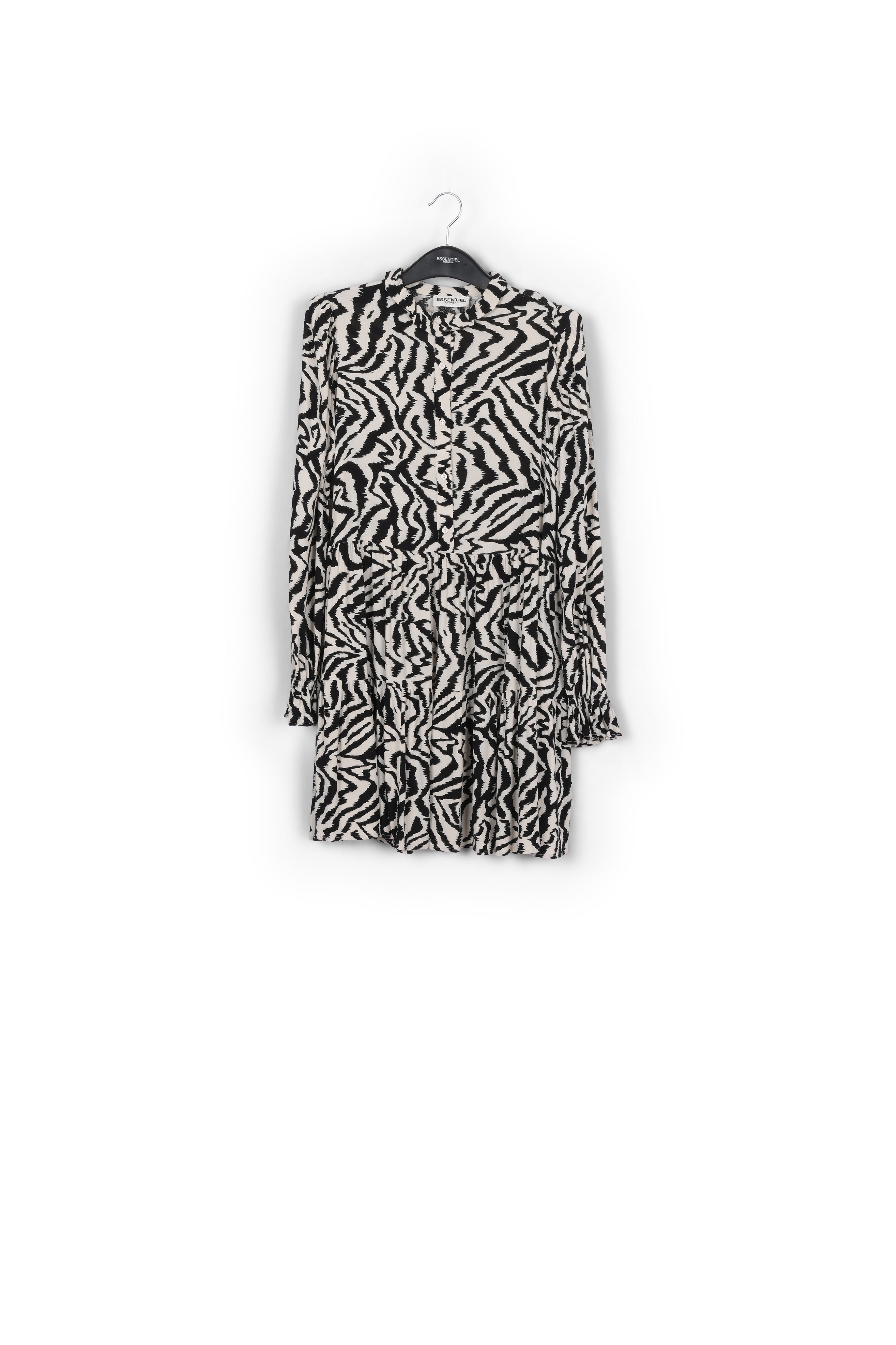 Zebra print and dots A-line mini dress RE—SSENTIEL | Essentiel second hand