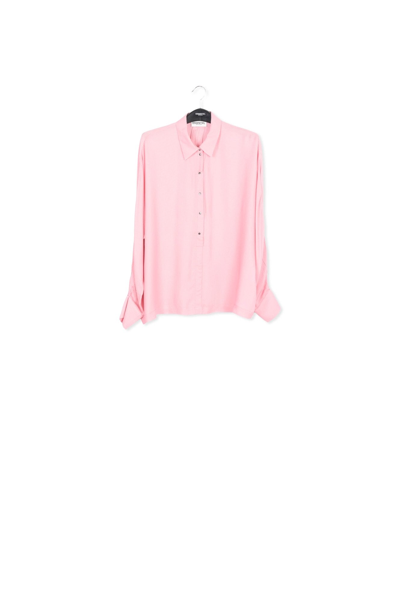 Pink oversized-fit shirt RE—SSENTIEL | Essentiel second hand
