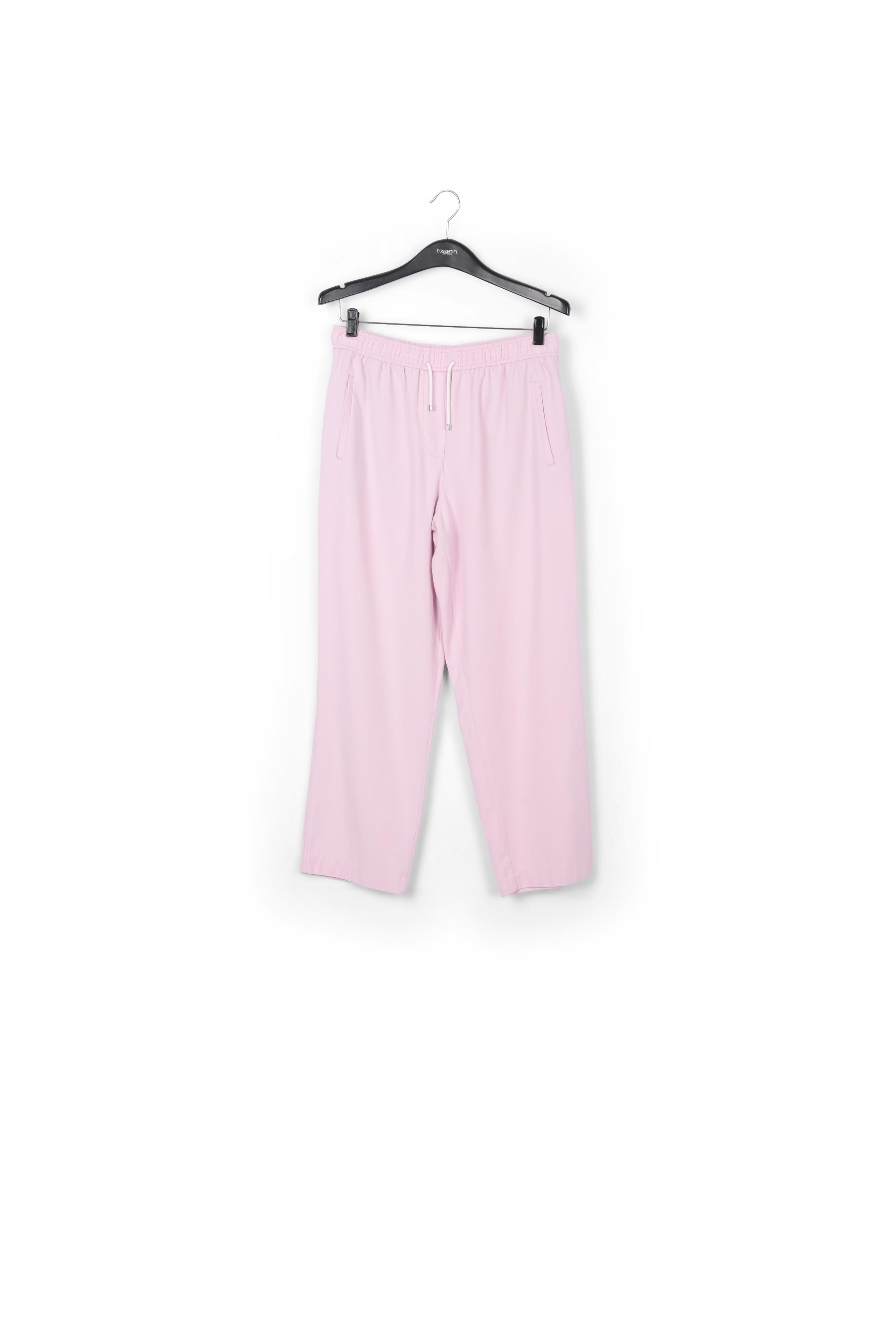 Pantalon fuselé en coton lilas RE—SSENTIEL | Essentiel second hand