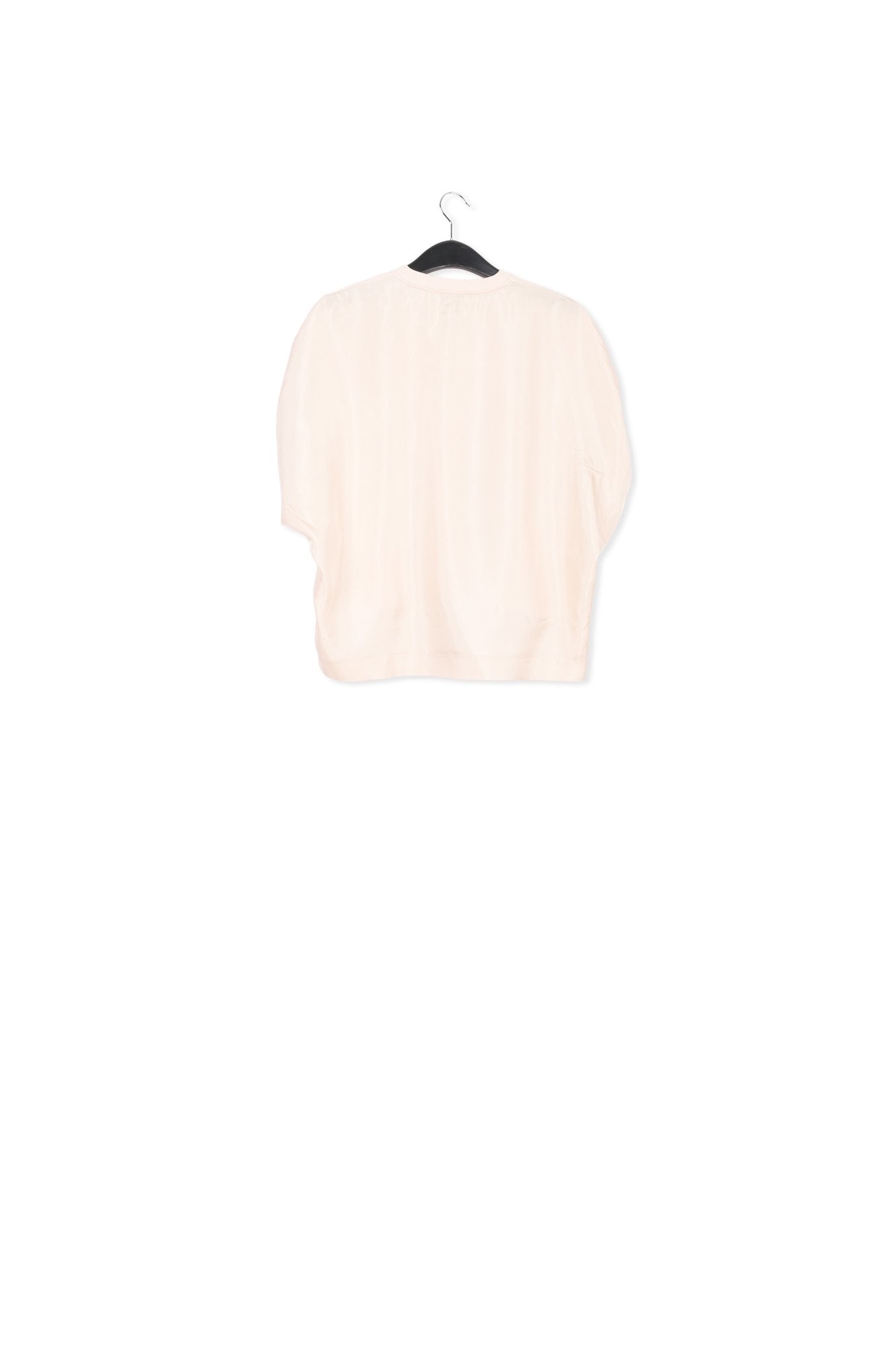 Off-white T-shirt with silk back panel RE—SSENTIEL | Essentiel second hand