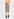 Black and orange plaid straight skirt Faume - seconde main