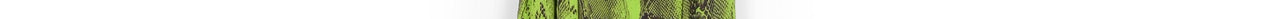 Lime green midi-length slip dress with snake print Faume - seconde main