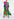 Robe chemise maxi verte à imprimé aquarelle Faume - seconde main