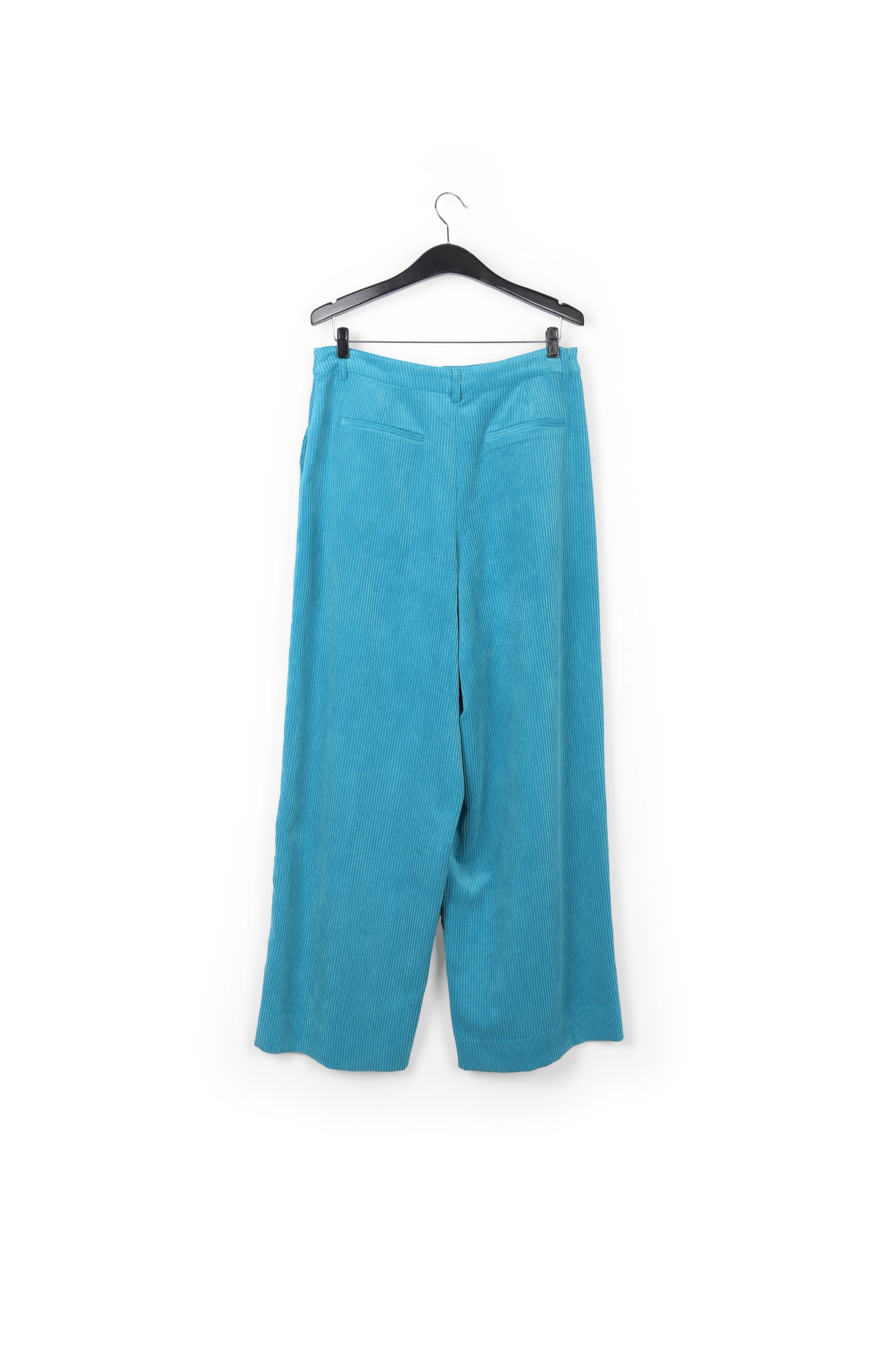 Blue wide-leg corduroy pants RE—SSENTIEL | Essentiel second hand