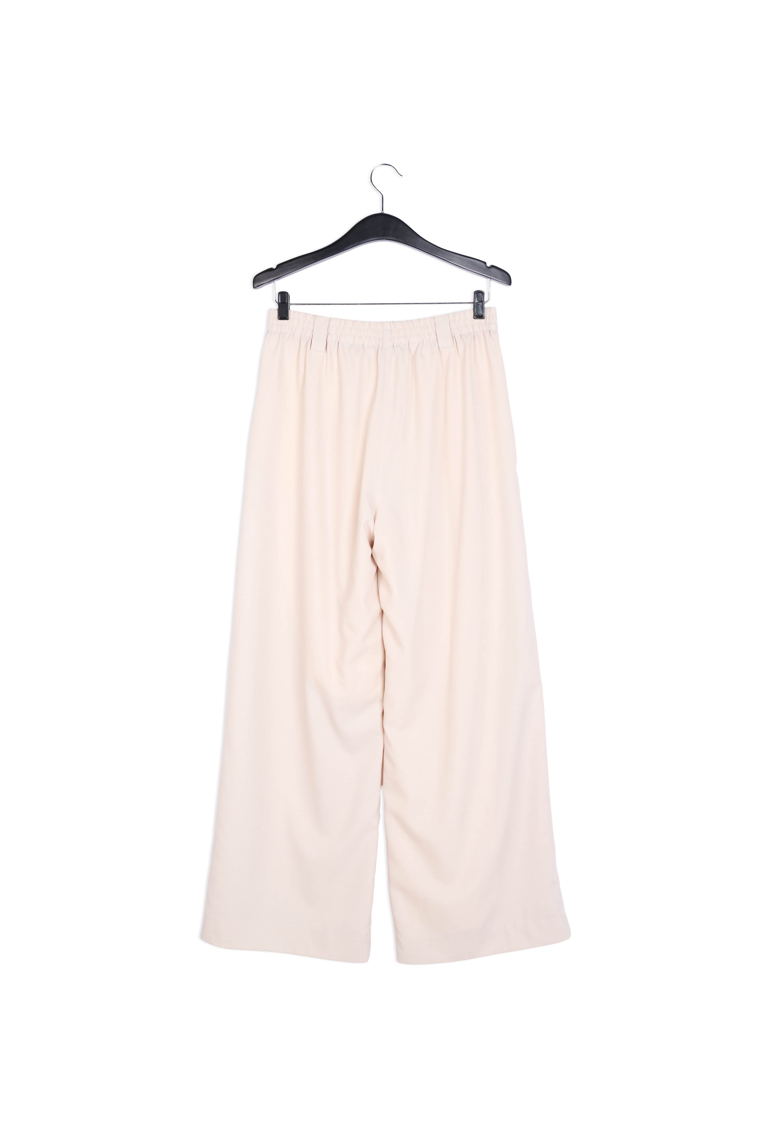 Ecru wide-leg pants RE—SSENTIEL | Essentiel second hand
