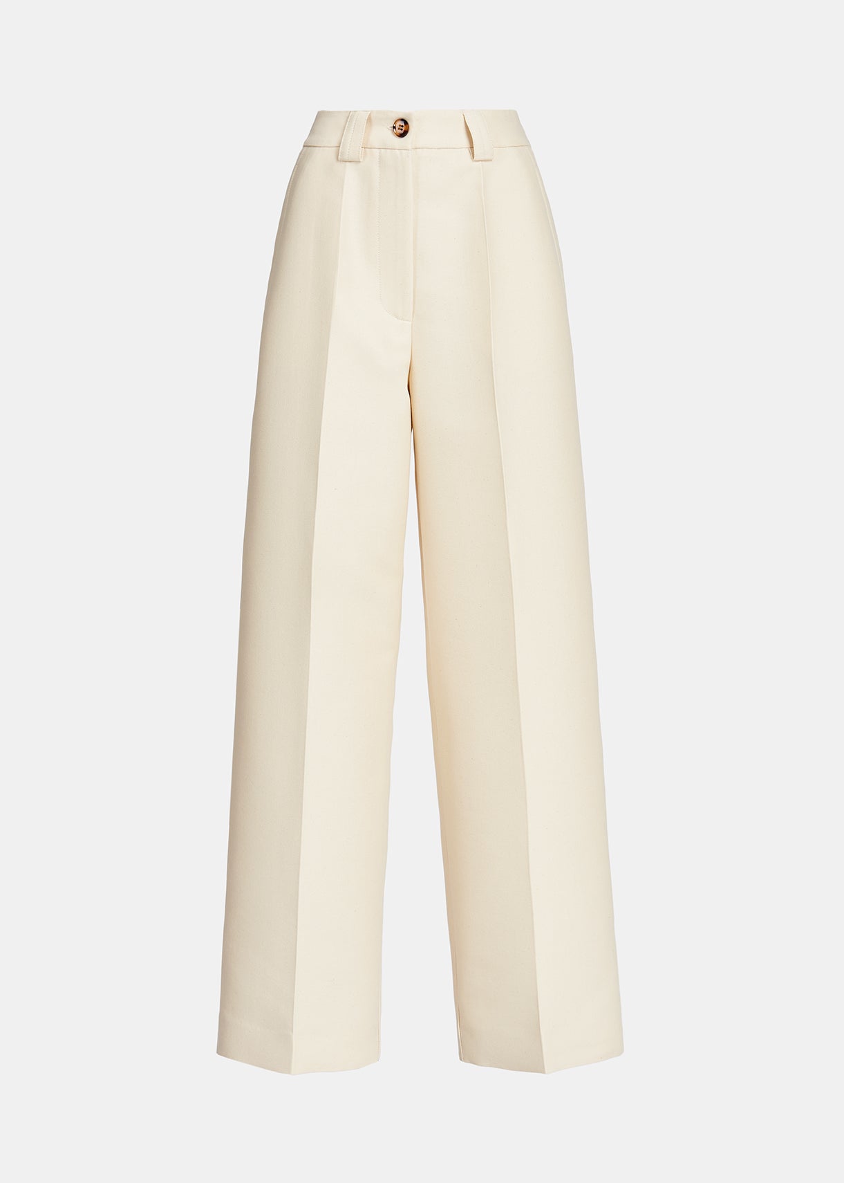 Ecru straight-leg pants RE—SSENTIEL | Essentiel second hand