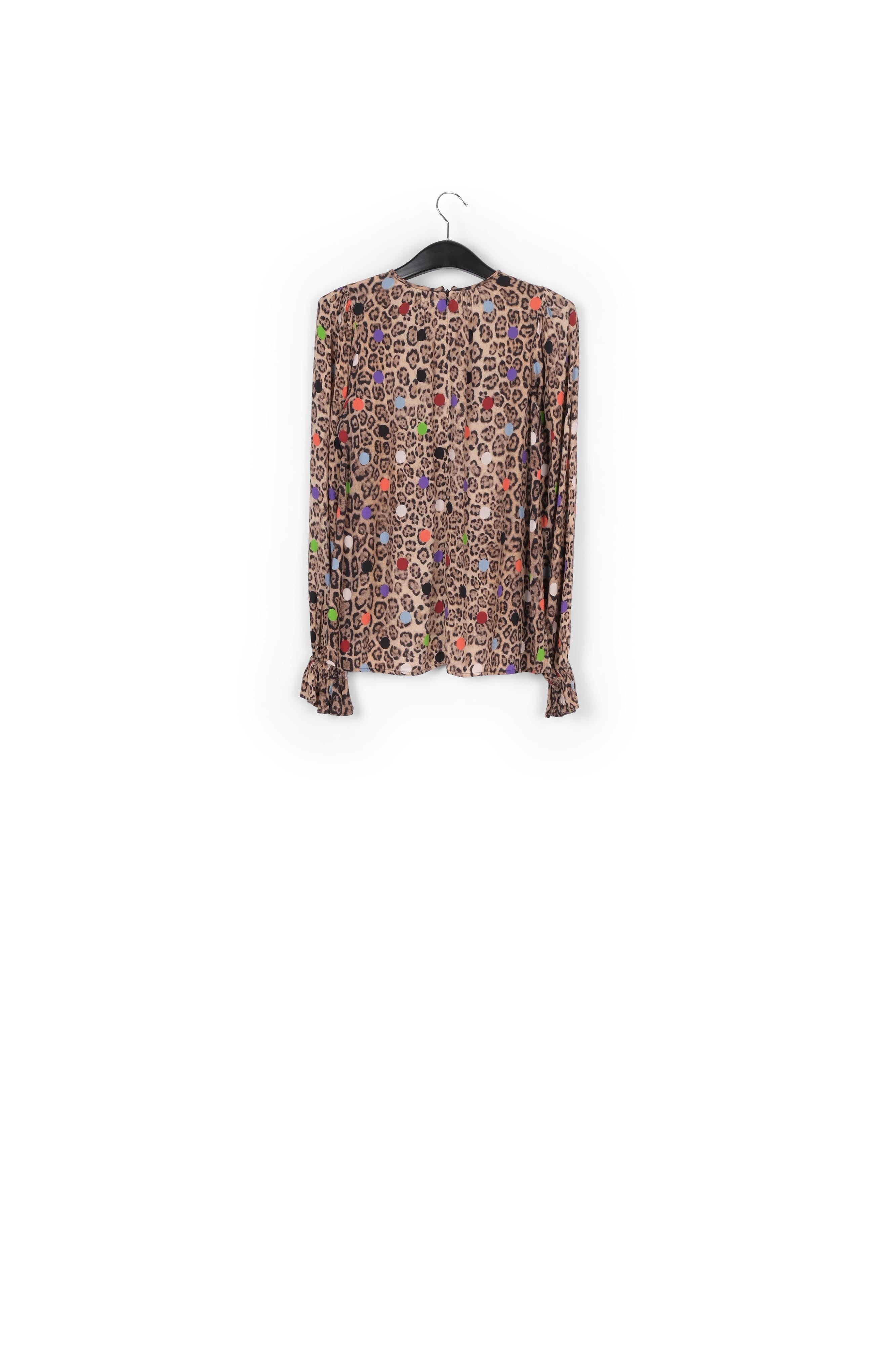 Leopard print and dots loose-fit top RE—SSENTIEL | Essentiel second hand