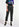 Zwart en witte broek met hoge taille Faume - seconde main