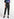 High-waisted black and white tapered pants Faume - seconde main