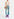 Cropped high-rise blue jeans Faume - seconde main