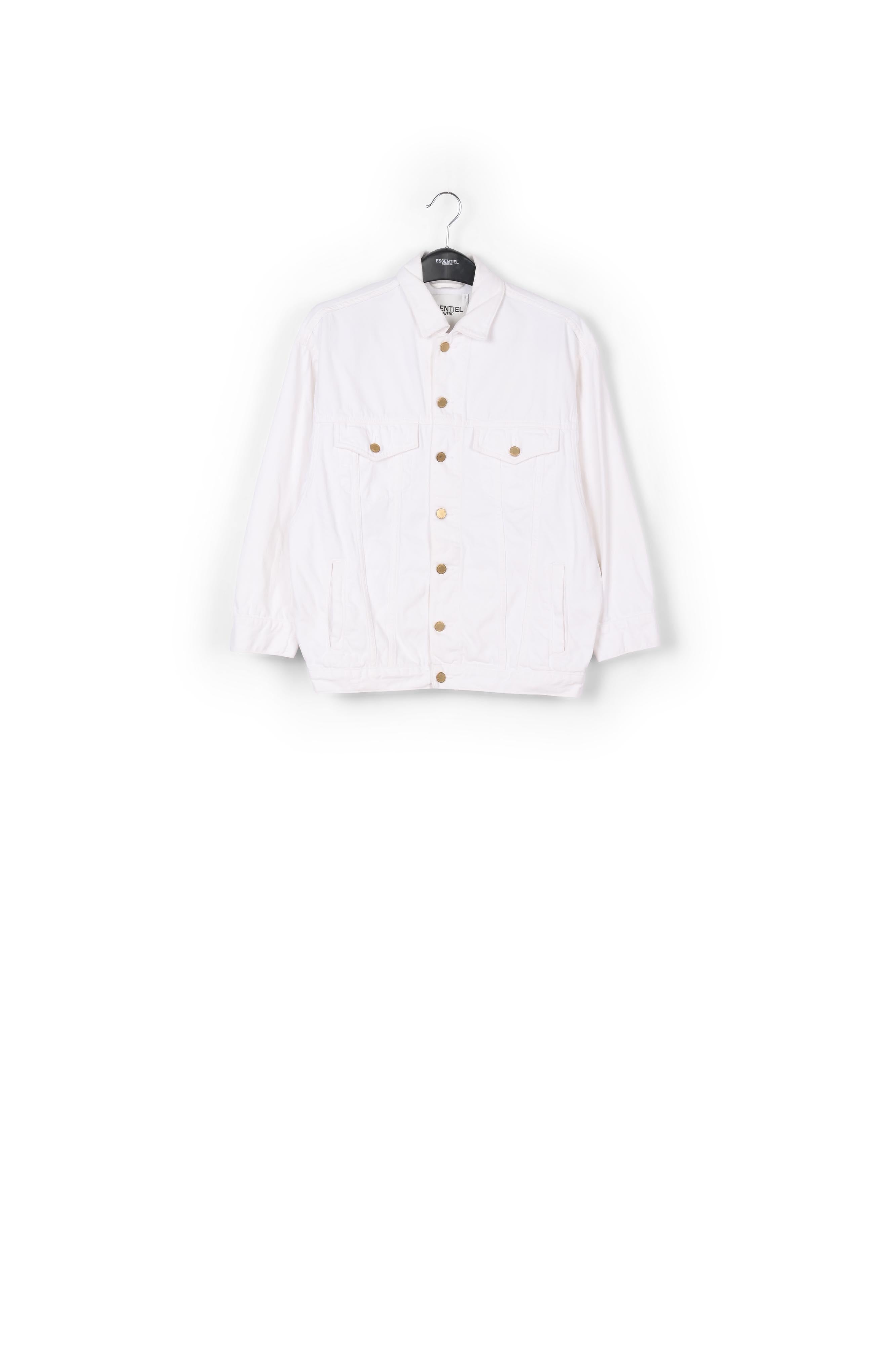 Veste en jean oversize blanc cassé RE—SSENTIEL | Essentiel second hand