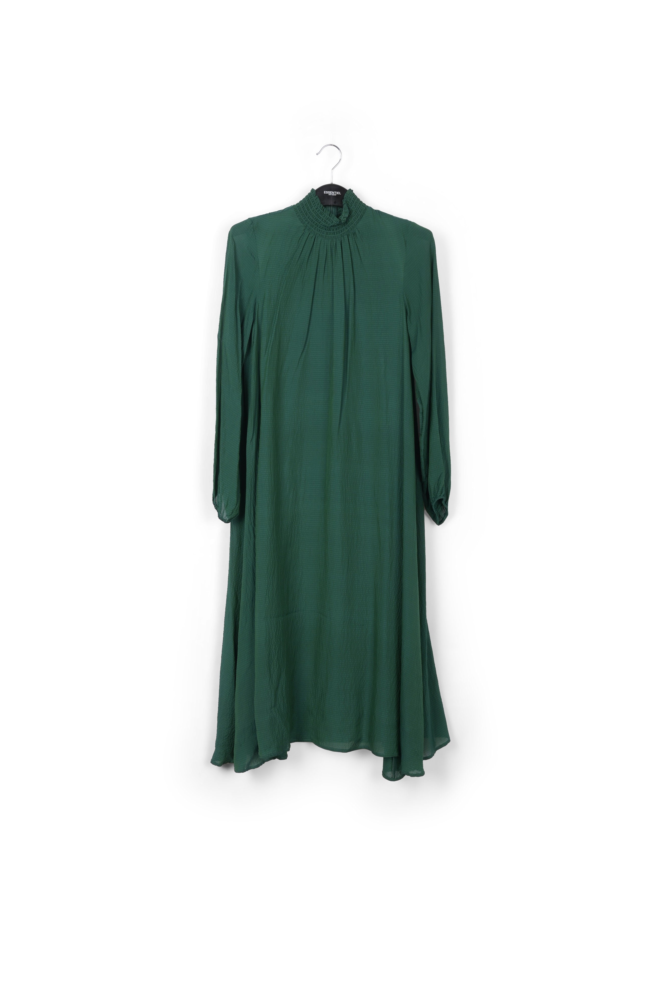 Robe midi vert foncé RE—SSENTIEL | Essentiel second hand