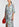 Lichtblauwe midi-jurk met print Faume - seconde main