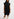 Black lurex knitted dress Faume - seconde main