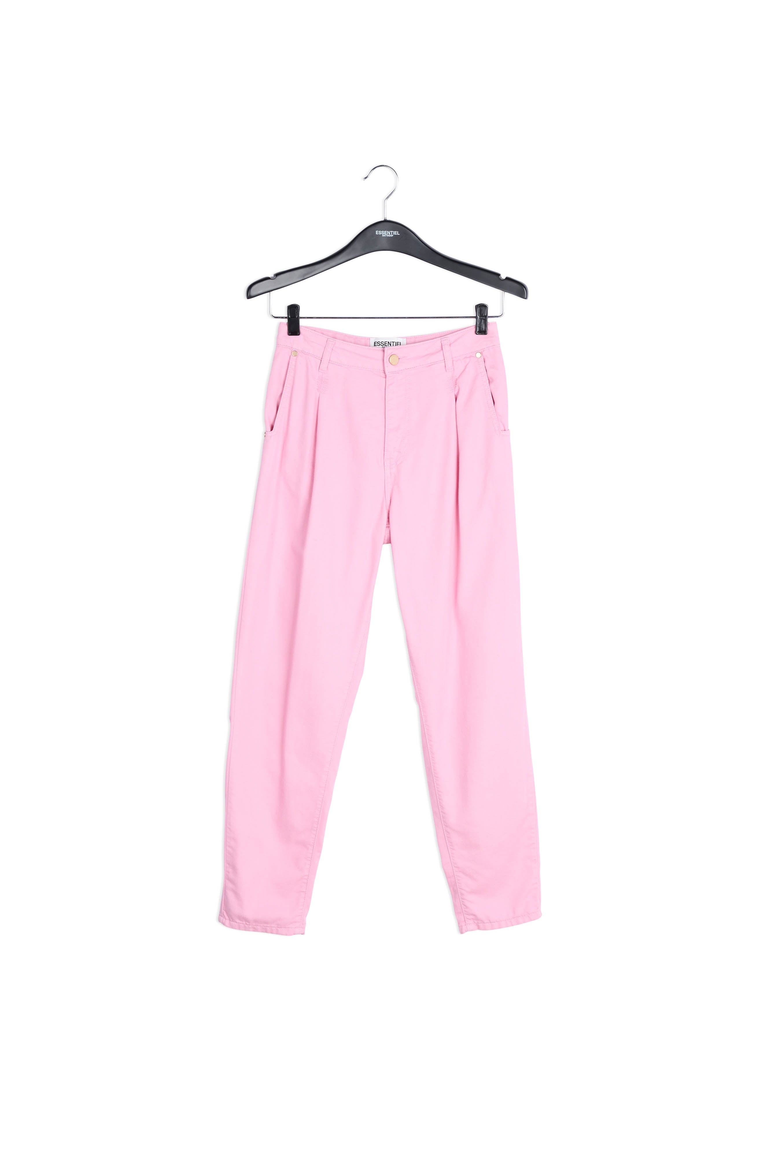 Light pink loose-fit denim pants RE—SSENTIEL | Essentiel second hand