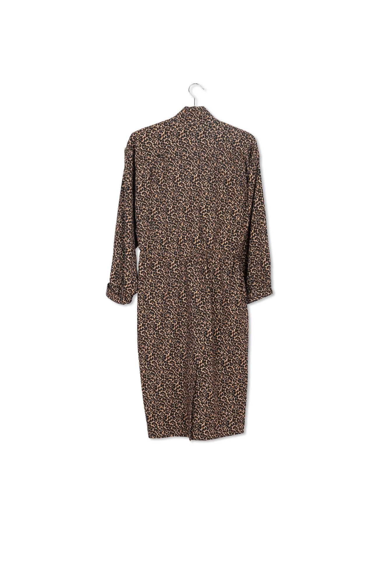 Jacquard knee-length dress with leopard motif RE—SSENTIEL | Essentiel second hand