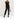 Black ruffled lace top with sequins Faume - seconde main