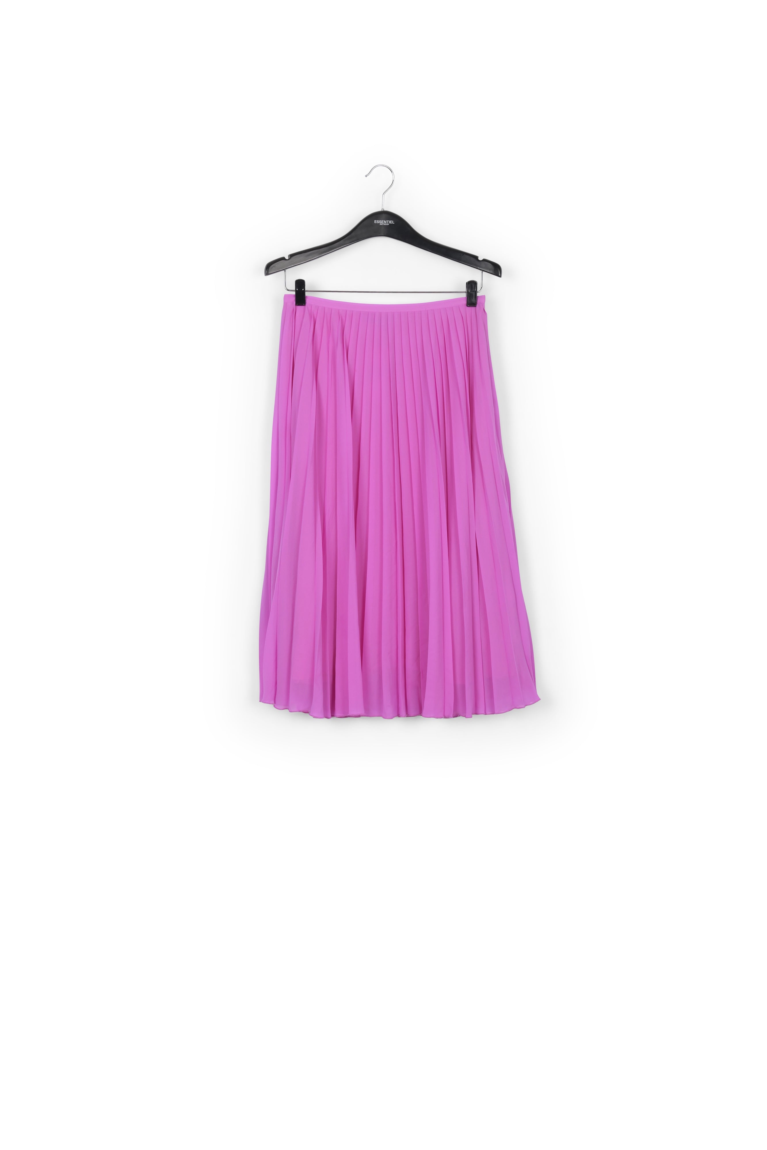 Lilac plissé midi skirt RE—SSENTIEL | Essentiel second hand