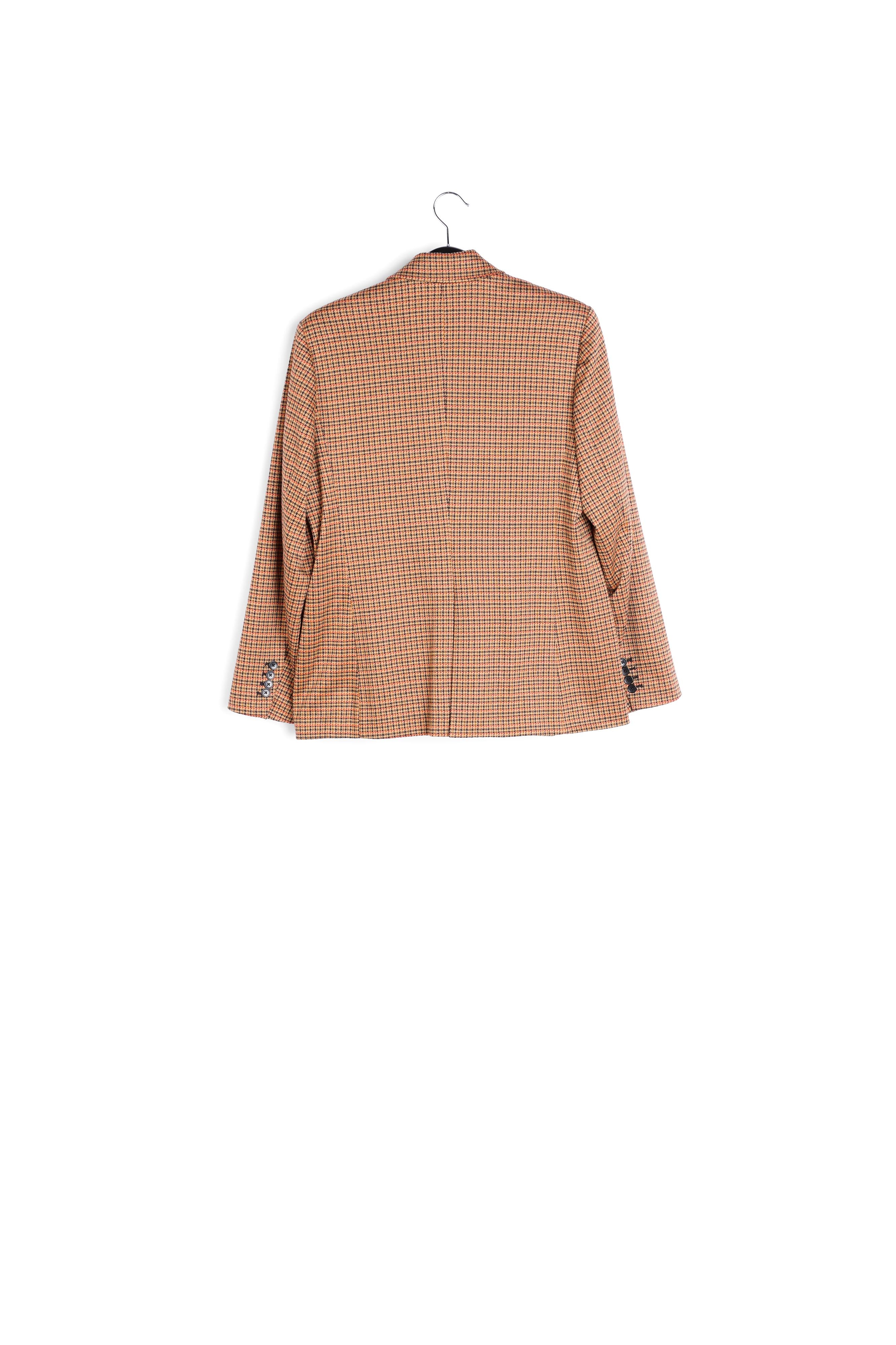 Blazer croisé à pied-de-poule RE—SSENTIEL | Essentiel second hand