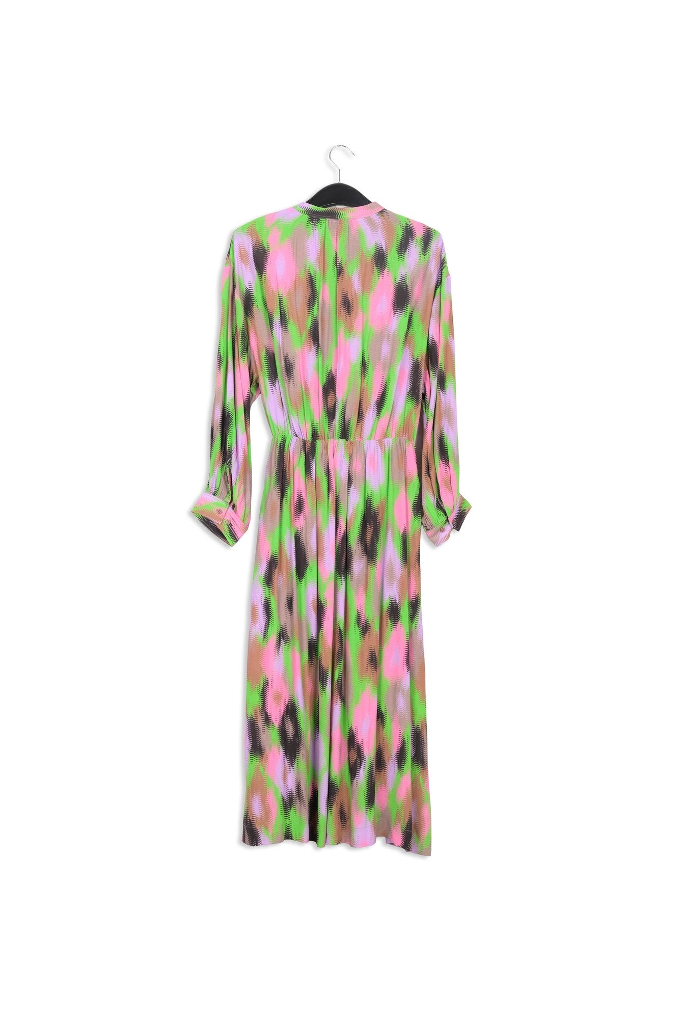 Multicolor abstract print midi-length dress RE—SSENTIEL | Essentiel second hand