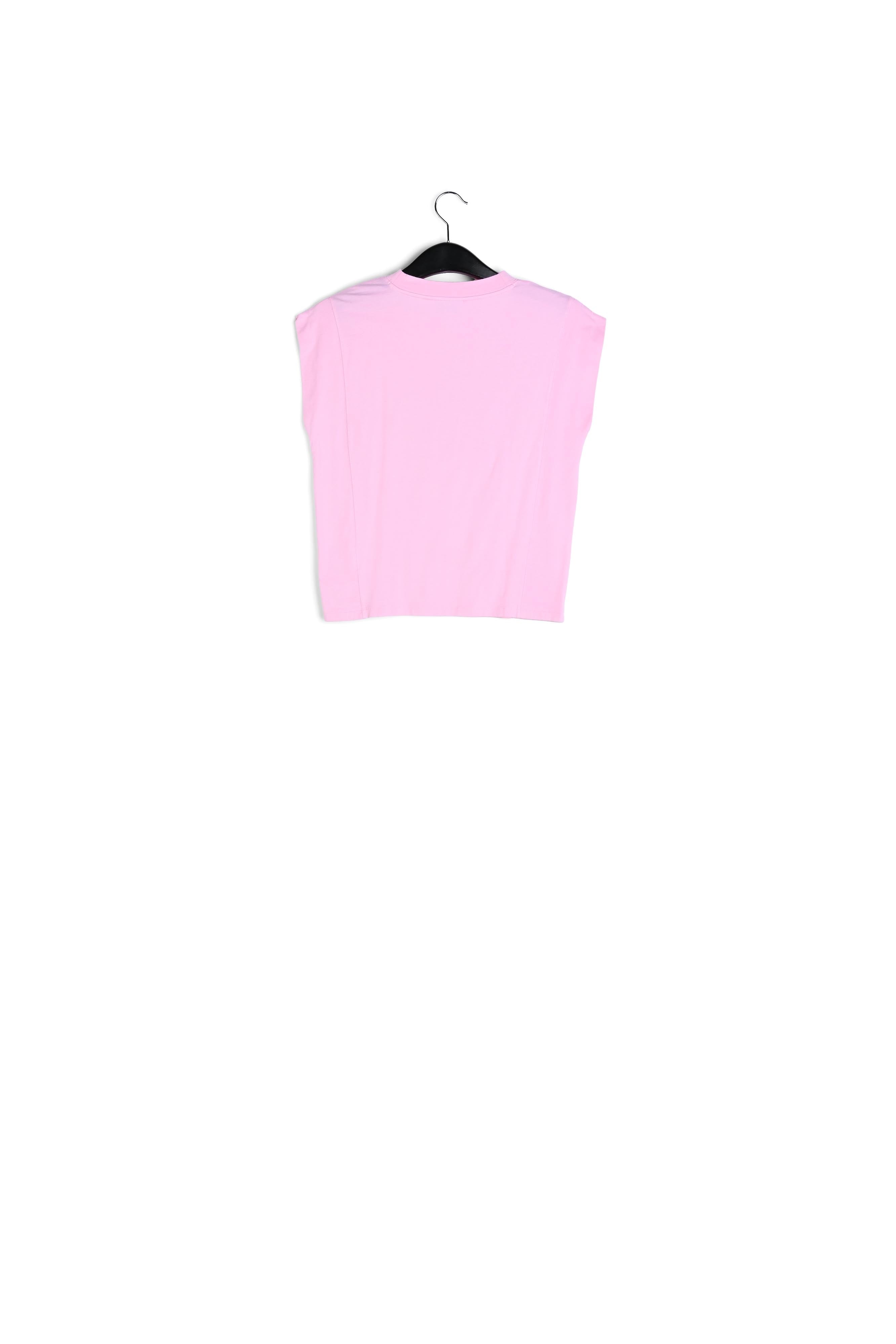 Light pink cap-sleeve T-shirt RE—SSENTIEL | Essentiel second hand