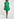 Green denim A-line mini dress Faume - seconde main