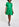 Green denim A-line mini dress Faume - seconde main