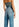 Jean boyfriend bleu à rivets Faume - seconde main