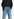 Blue cropped high-rise flared jeans Faume - seconde main