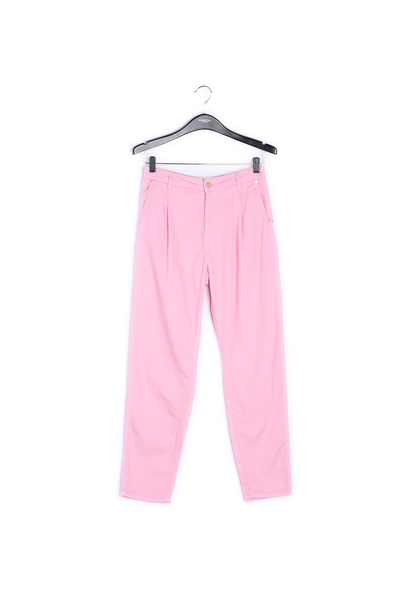 Light pink loose-fit denim pants RE—SSENTIEL | Essentiel second hand
