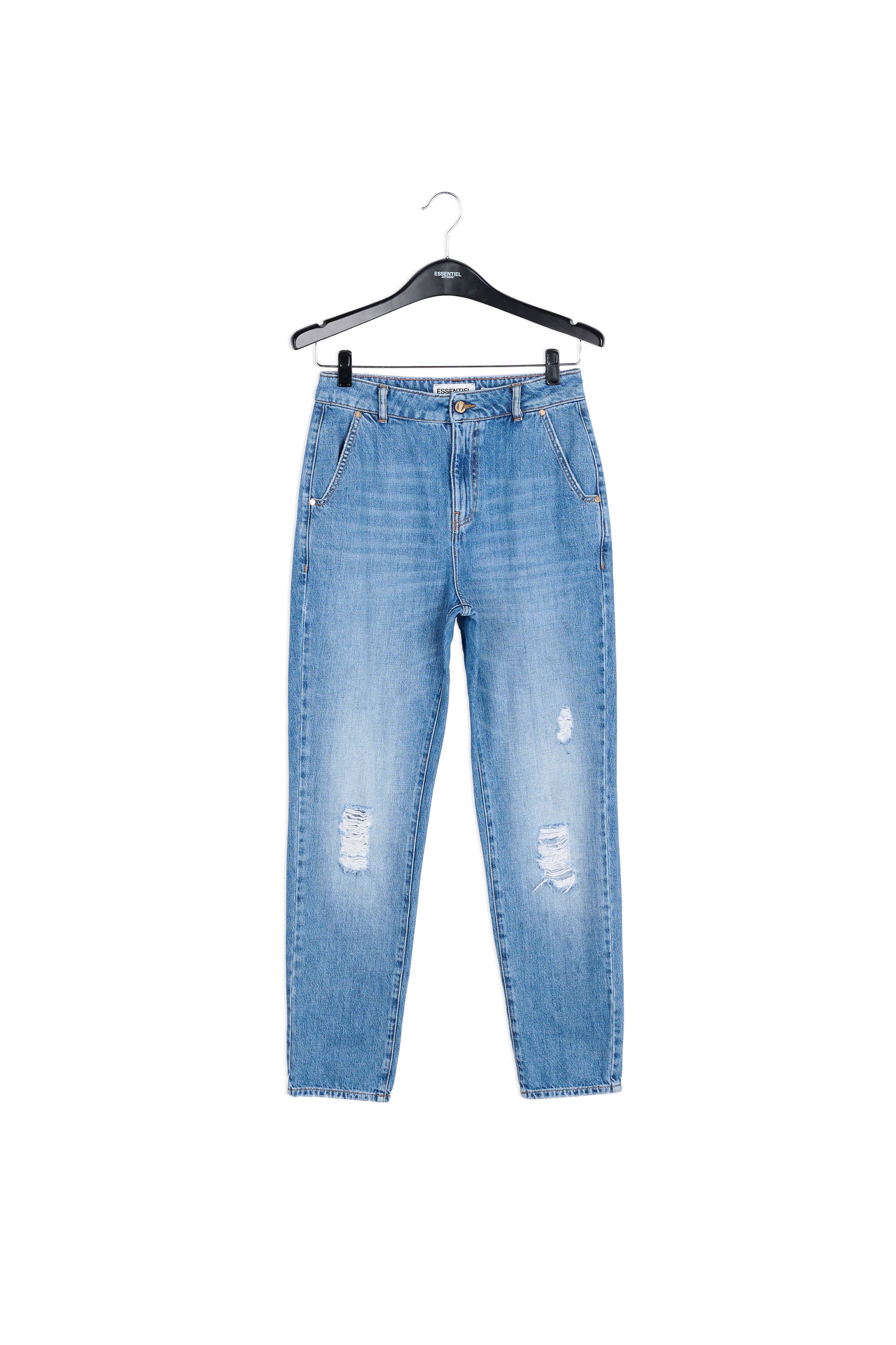 Jean bleu délavé à coupe ample RE—SSENTIEL | Essentiel second hand