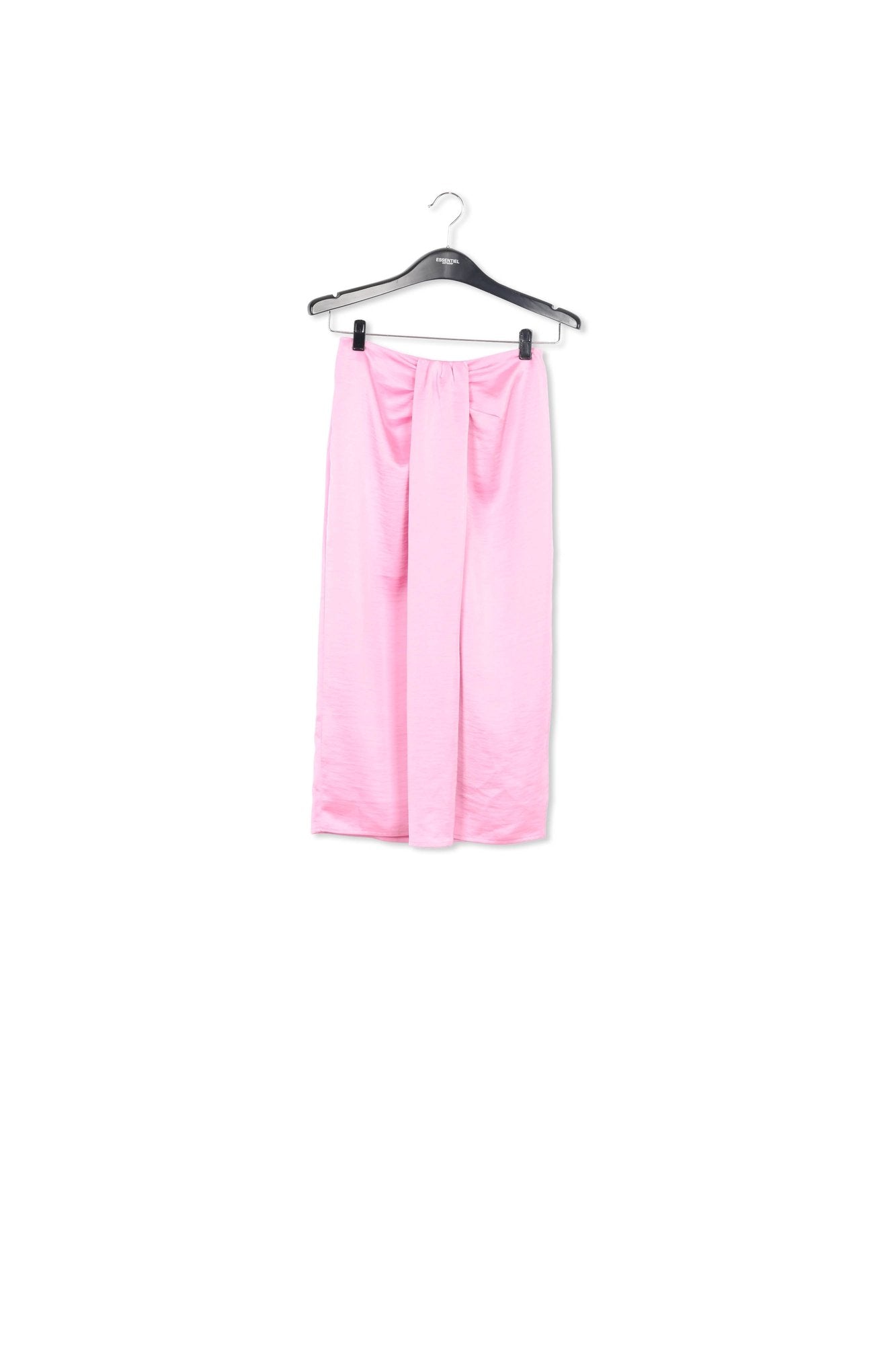 Pink gathered midi skirt RE—SSENTIEL | Essentiel second hand