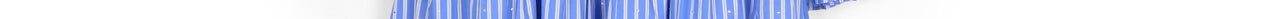 Light blue striped cotton-poplin mini dress Faume - seconde main