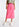 Neonroze A-jeansrok met hoge taille Faume - seconde main