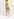 Multicolored graphic striped midi dress Faume - seconde main