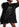 Black sequin-embroidered mini dress Faume - seconde main