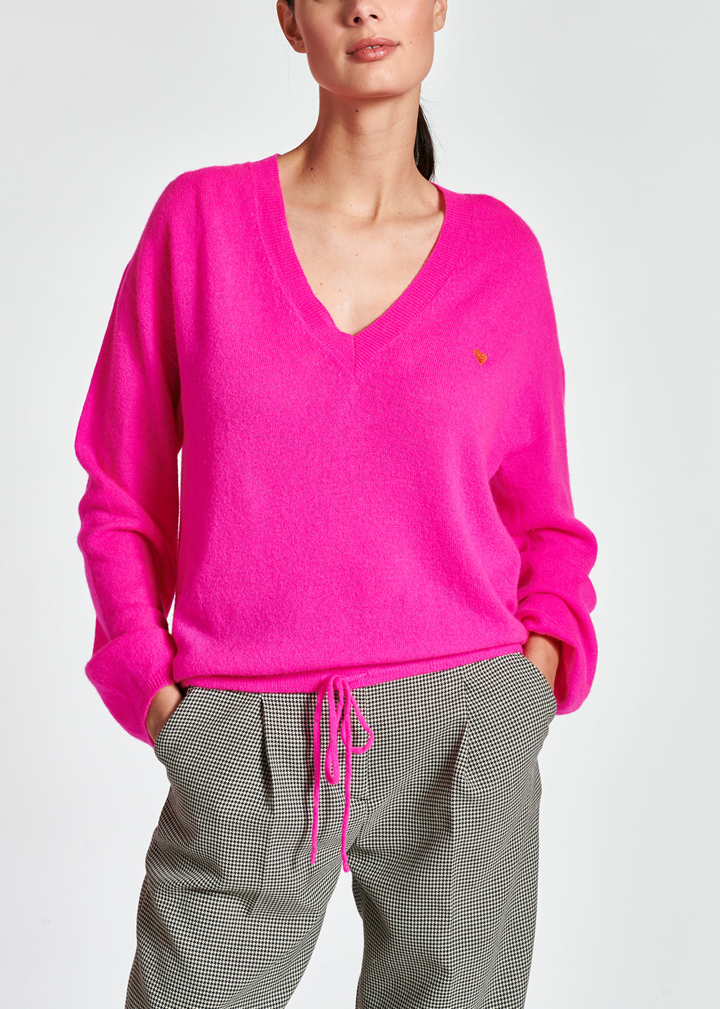 Pull rose en mérinos et cachemire RE—SSENTIEL | Essentiel second hand