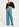 Black jersey T-shirt with cotton-poplin sleeves Faume - seconde main