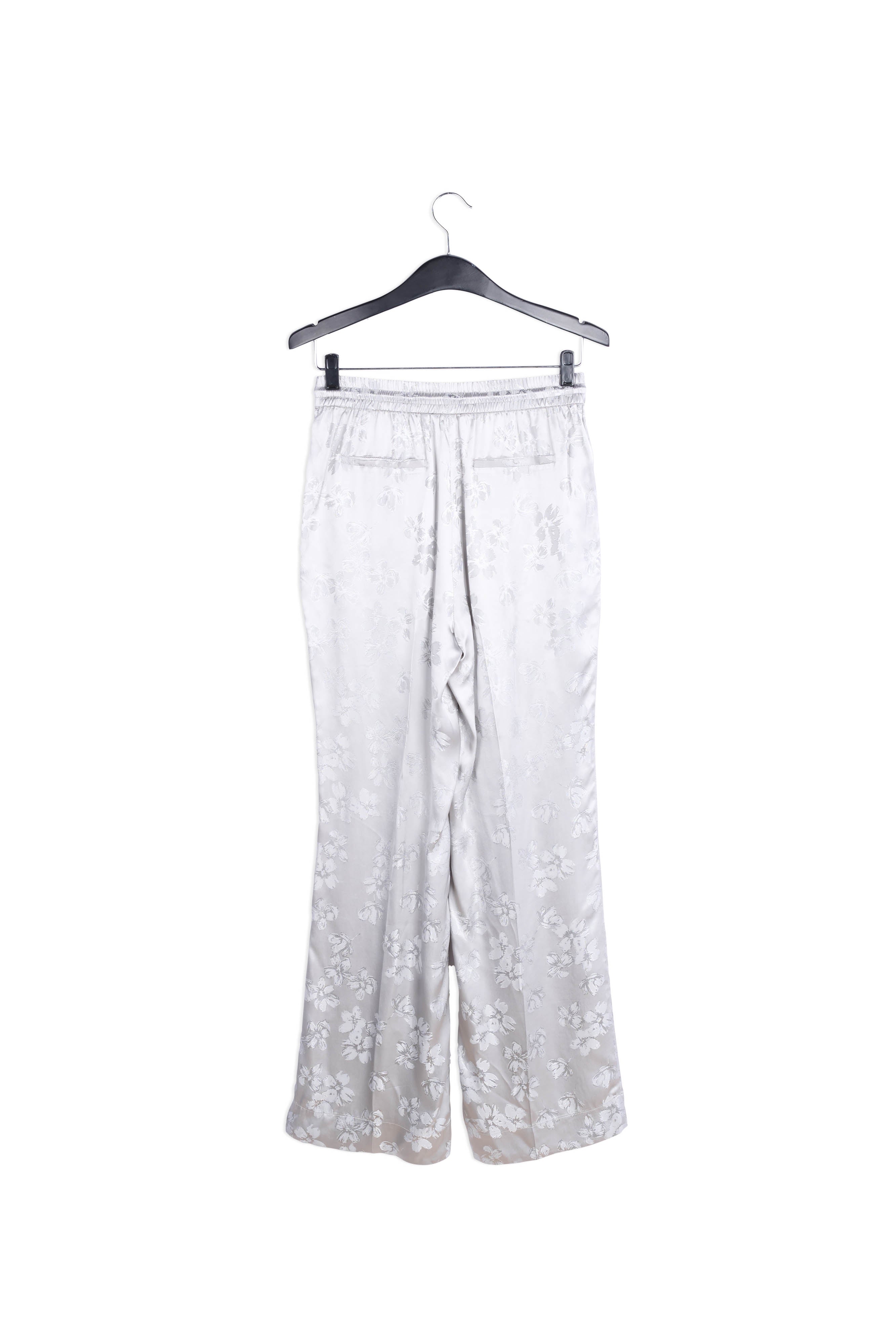 Grijze joggingbroek van bloemenjacquard RE—SSENTIEL | Essentiel second hand