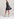 Dark blue floral-print a-line dress Faume - seconde main