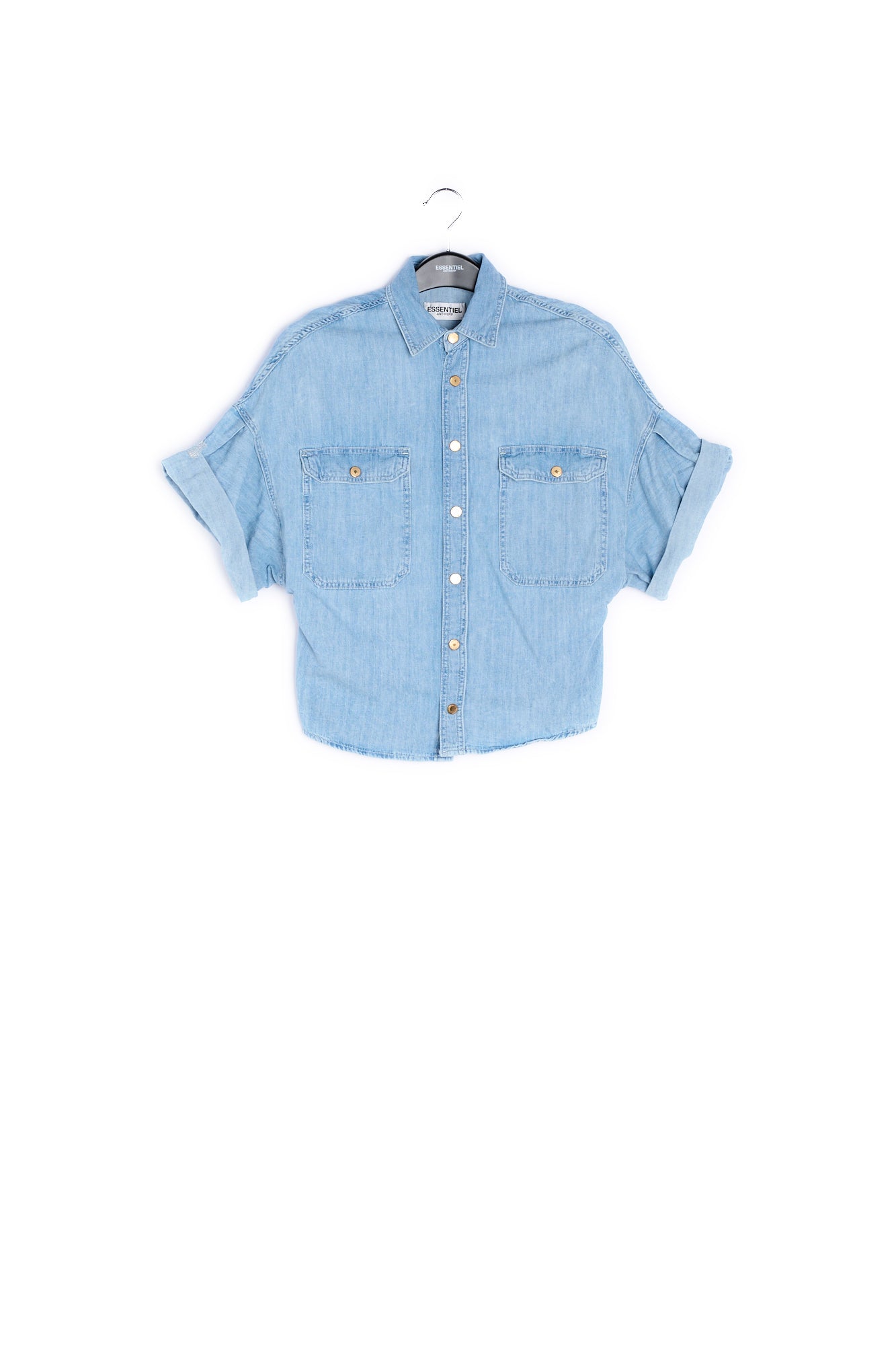 Light blue denim shirt RE—SSENTIEL | Essentiel second hand