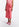 Peach cotton draped midi skirt with palm leaf print Faume - seconde main