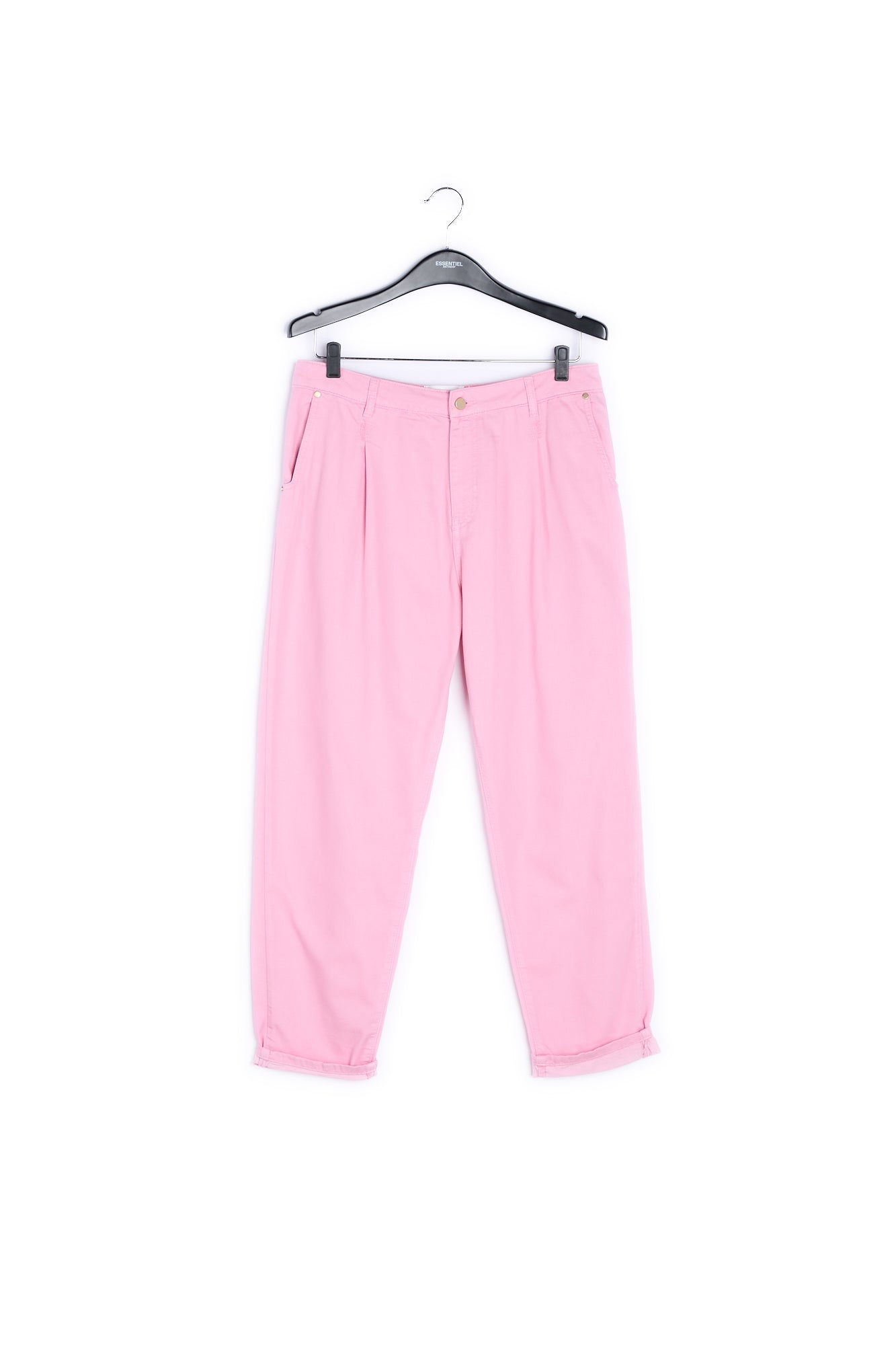 Light pink loose-fit denim pants RE—SSENTIEL | Essentiel second hand