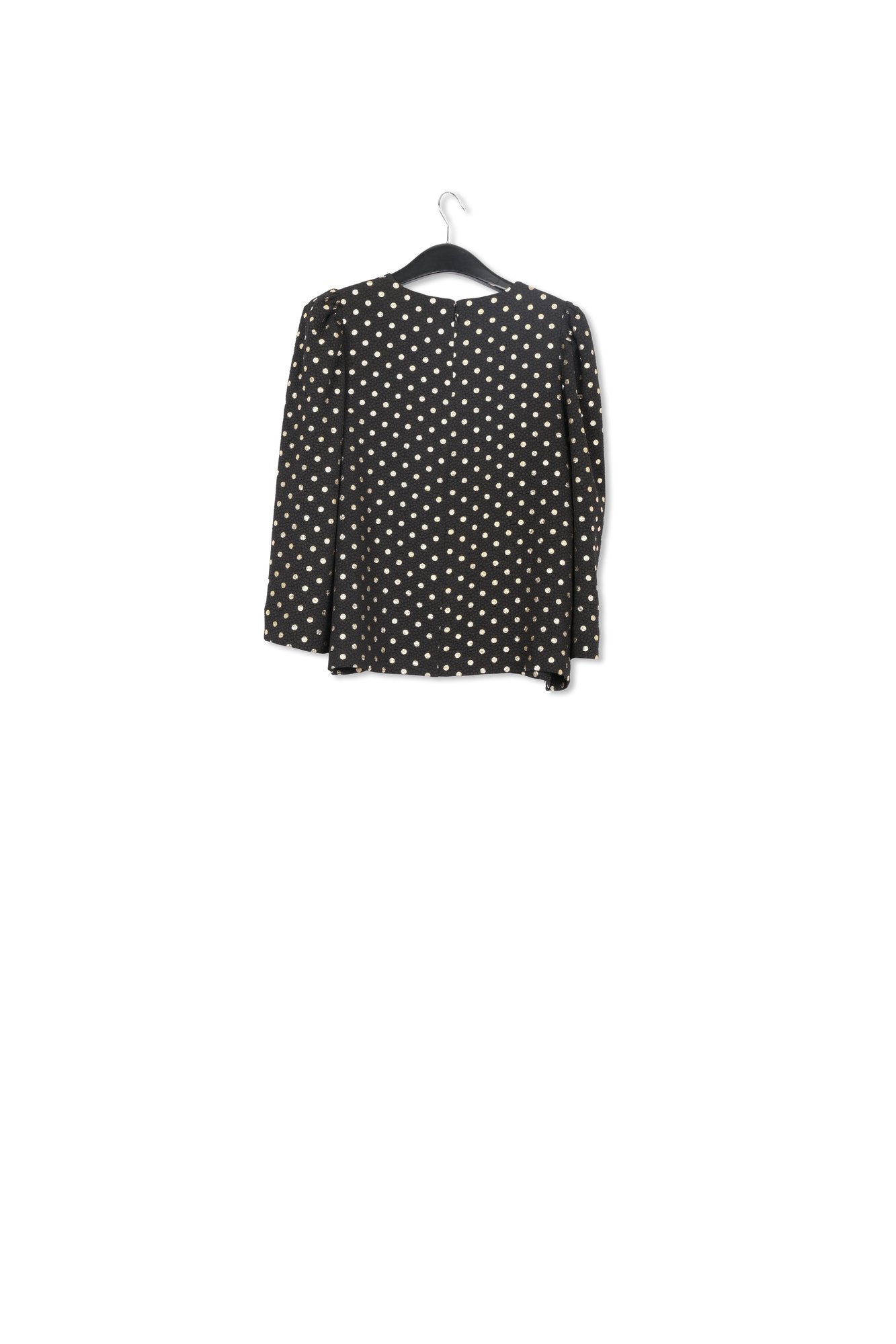 Top noir à manches trompettes RE—SSENTIEL | Essentiel second hand