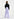 Jean lilas aux jambes larges Faume - seconde main