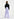 Lilac denim wide-leg jeans Faume - seconde main