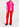 Pantalon rouge taille haute et jambes larges Faume - seconde main